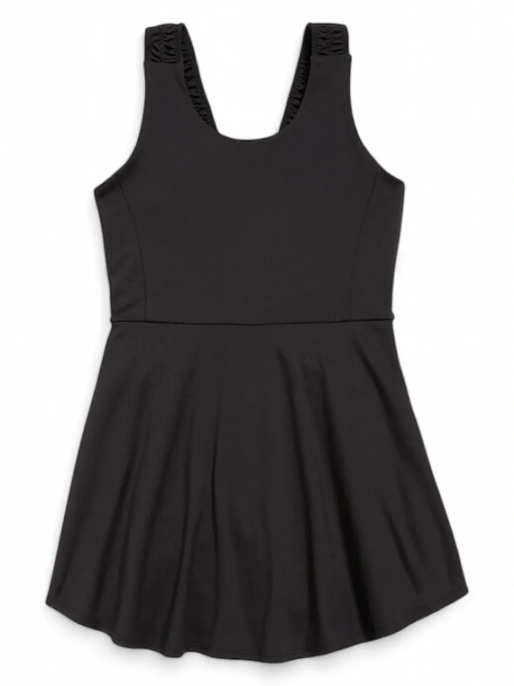 Old Navy Active Girls XL 14-16 Black Tennis Dress Built-In Shorts